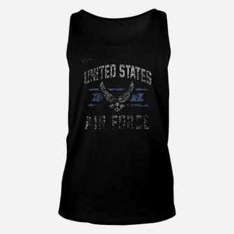 Armed Forces Gear Air Force Vintage Basic Unisex Tank Top - Seseable