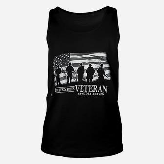 Armed Forces Gear United States Veteran Unisex Tank Top - Seseable