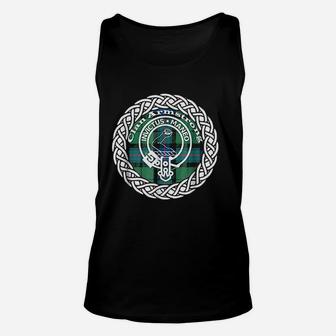 Armstrong Surname Scottish Clan Tartan Crest Badge Unisex Tank Top - Seseable