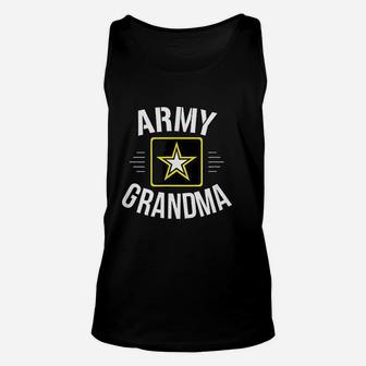 Army Grandma Golden Strar Unisex Tank Top - Seseable