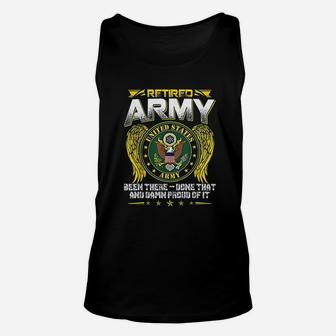 Army Retired Military Us Army Retirement Unisex Tank Top - Seseable