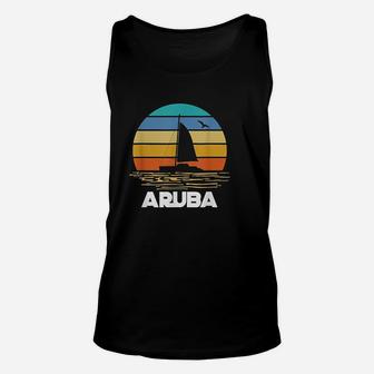 Aruban Tropical Island Aruba Beach Summer Vacation Travel Unisex Tank Top - Seseable