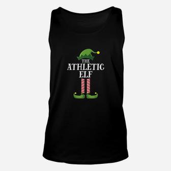 Athletic Elf Matching Family Group Christmas Party Pajama Unisex Tank Top - Seseable