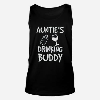 Auntie Drinking Buddy My Aunt Is The Best Unisex Tank Top - Seseable