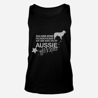 Aussie Hunde Glitzer Unisex TankTop, Lustiges Hundehaare Spruch Design - Seseable