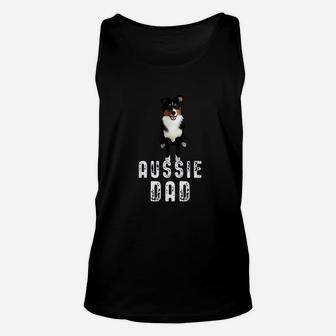 Australian Shepherd Gift Aussie Dog Dad Unisex Tank Top - Seseable