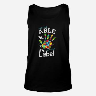 Autism Awareness Gift, Autism Gift, Disability Support Unisex Tank Top - Seseable