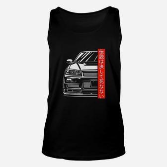 Automotive Jdm Legend Tuning Car 34 Japan Unisex Tank Top - Seseable