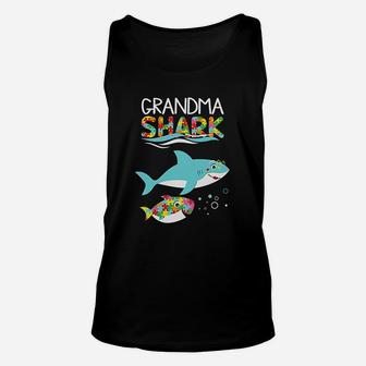 Autsm Shimatching For Family Shark Outfit Puzzle Unisex Tank Top - Seseable