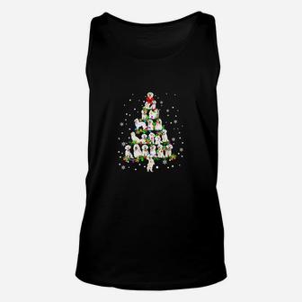 Awesome Cute Maltese Dog Christmas Tree Gift Decor Xmas Tree Shirt Unisex Tank Top - Seseable