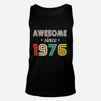 Awesome Since 1976 Made In 1976 46th Birthday Vintage Unisex Tank Top - Seseable