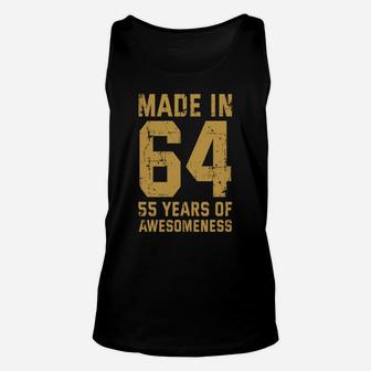 Awesomeness- Born In 1964 Unisex Tank Top - Seseable
