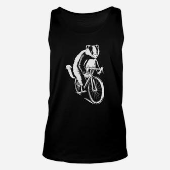 Badger Animal Bicycle Clothing Art Cyclist Gift Men Women T-shirt Unisex Tank Top - Seseable