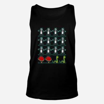 Badger Badger Mushroom Snake Unisex Tank Top | Seseable UK