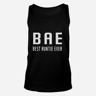 Bae Best Auntie Ever Great Family Aunt Gifts Idea Unisex Tank Top - Seseable