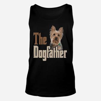 Bageyou The Dogfather Yorkie Apron Dog Dad Kitchen Baking Chef Apron Unisex Tank Top - Seseable