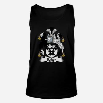 Baker Family Crest / Coat Of Arms British Family Crests Unisex Tank Top - Seseable