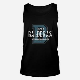 Balderas Shirts - Team Balderas Lifetime Member Name Shirts Unisex Tank Top - Seseable
