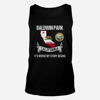 Baldwin Park, California Unisex Tank Top - Seseable