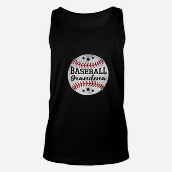 Baseball Grandma Vintage Retro Gift Unisex Tank Top - Seseable