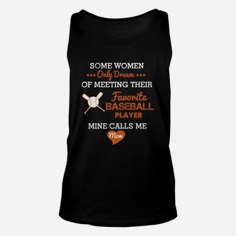 Baseball Mom-favorite Baseball Player Unisex Tank Top - Seseable