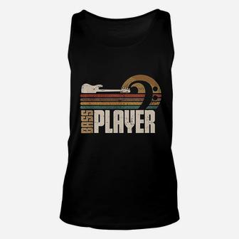 Bass Guitar Player Vintage Bass Clef Gift Unisex Tank Top - Seseable