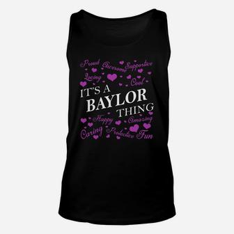 Baylor Shirts - It's A Baylor Thing Name Shirts Unisex Tank Top - Seseable