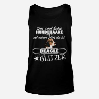 Beagle Glitzer Unisex TankTop für Hundeliebhaber mit Spruch - Seseable