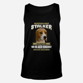 Beagle Stalker Unisex TankTop, Lustiges Motiv für Hundefreunde - Seseable