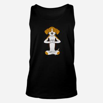 Beagle Yoga Namaste Funny Dog Gift Premium Unisex Tank Top - Seseable