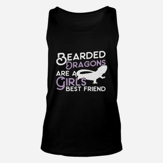 Bearded Dragon Shirt For Girls Bearded Dragons Best Friend Unisex Tank Top - Seseable