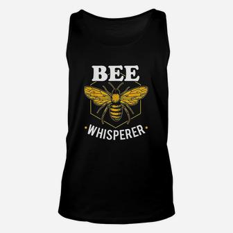 Bee Whisperer Funny Beekeeping And Beekeeper Unisex Tank Top - Seseable