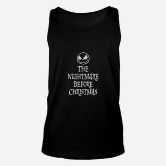 Before Christmas With Halloween Unisex Tank Top - Seseable