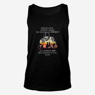 Behind Every Football Player Is A Football Unisex Tank Top - Seseable