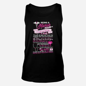 Being A Nurse, funny nursing gifts Unisex Tank Top - Seseable