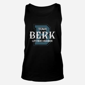 Berk Shirts - Team Berk Lifetime Member Name Shirts Unisex Tank Top - Seseable