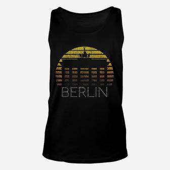 Berlin Skyline Germany Vintage Gate Berlin Unisex Tank Top - Seseable
