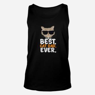 Best Cat Dad Ever Cat Daddy Best Fathers Day Gift Premium Unisex Tank Top - Seseable