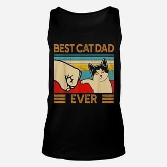 Best Cat Dad Ever Funny Cat Daddy Father Day Gift Unisex Tank Top - Seseable