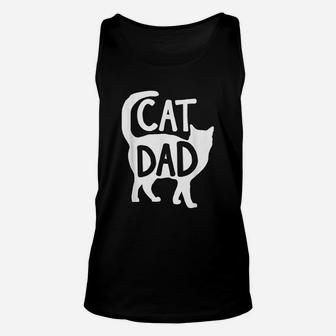 Best Cat Dad Fathers Day Men Kitty Daddy Papa Christmas Unisex Tank Top - Seseable