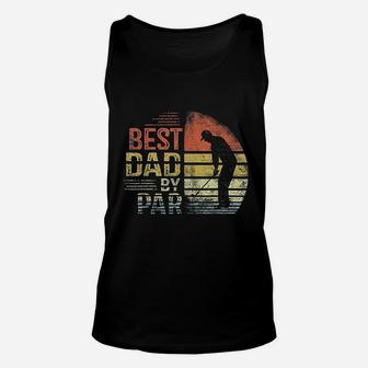 Best Dad By Par Daddy Fathers Day Gifts Golf Lover Golfer Unisex Tank Top - Seseable