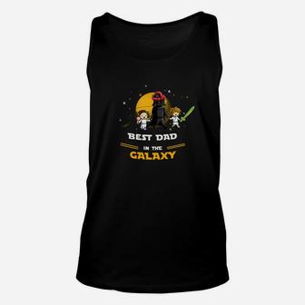 Best Dad In The Galaxy - Father Son And Daughter Unisex Tank Top - Seseable