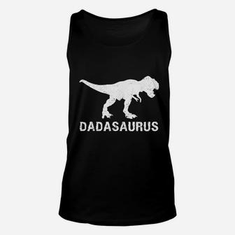 Best Dada Dinosaur Dadasaurus Gifts For Fathers Day Unisex Tank Top - Seseable