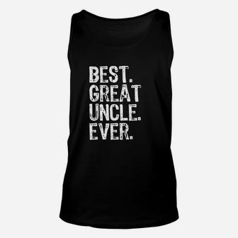 Best Great Uncle Ever Cool Funny Gift Fathers Day Unisex Tank Top - Seseable