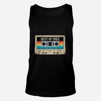 Best Of 1962 Birthday Gift Cassette Tape Vintage Unisex Tank Top - Seseable