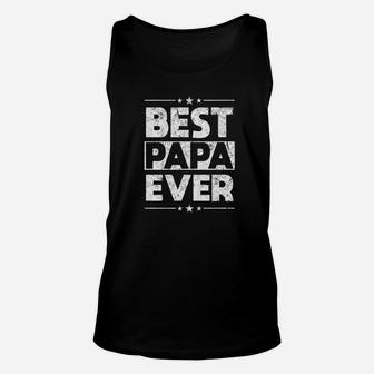 Best Papa Ever Shirt Cute Fathers Day Gift Unisex Tank Top - Seseable