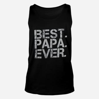 Best Papa Ever Worlds Greatest Dad Mens Graphic Unisex Tank Top - Seseable