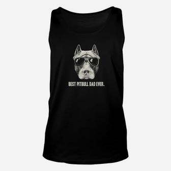 Best Pitbull Dad Ever Fathers Day Gifts Dog Lover Unisex Tank Top - Seseable