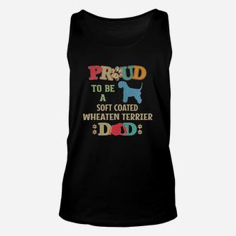 Best Soft Coated Wheaten Terrier Shirt For A Wheaten Dad Unisex Tank Top - Seseable