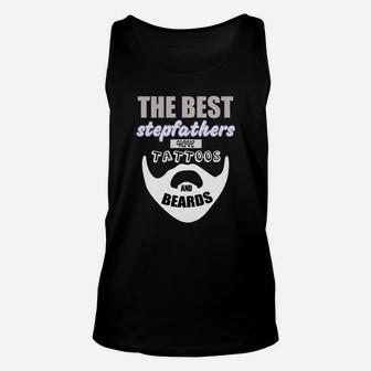 Best Stepfather Beards Tattoo Gift Step Dad Daddy Tee Unisex Tank Top - Seseable